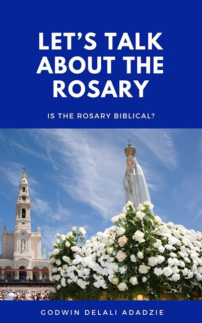 Let’s talk about the Rosary book cover